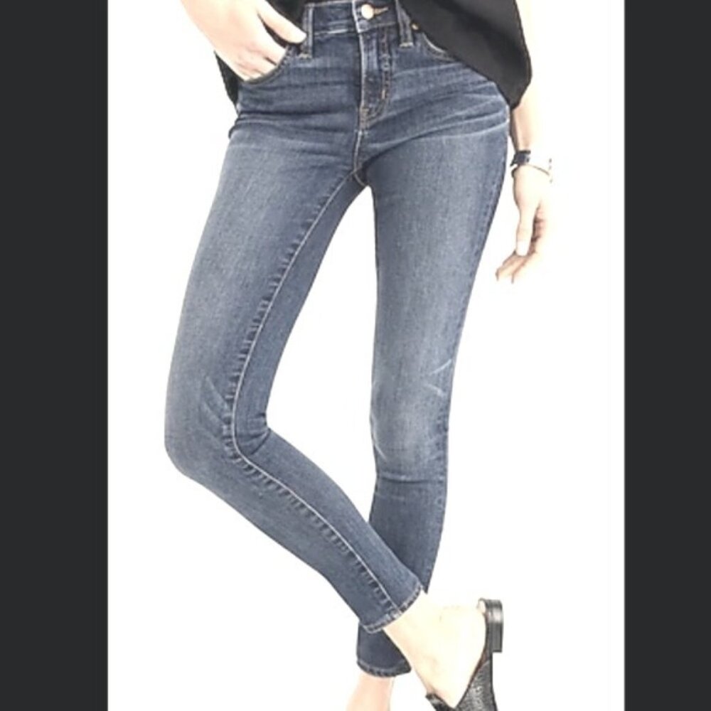 J.Crew Toothpick Skinny Jeans‎ Size 24 Dark Wash Denim